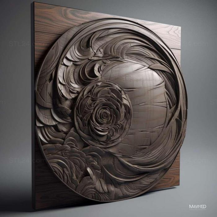Patterns and decorations (stl Steel 2, PATTERN_542) 3D models for cnc